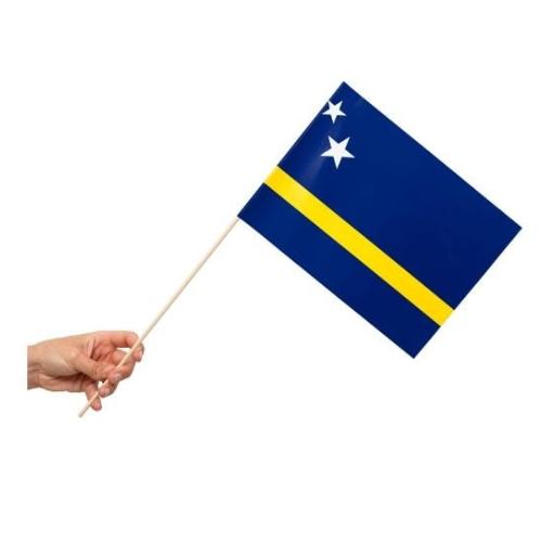 10_Stuks_Zwaaivlaggetjes_20x30cm_Curacao