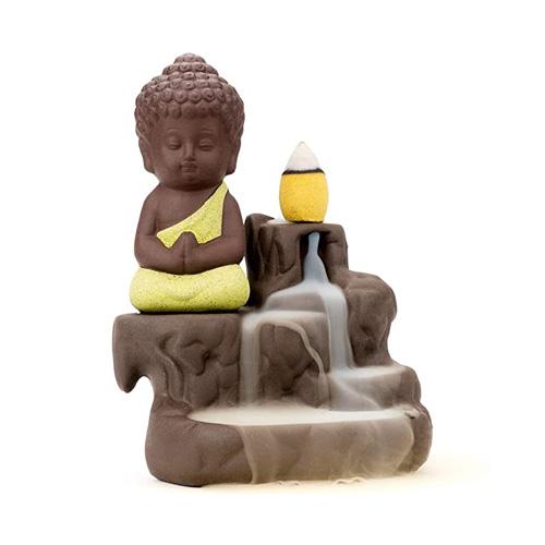 Back_Flow_Incense_Burner_Stand_Budha_Yellow