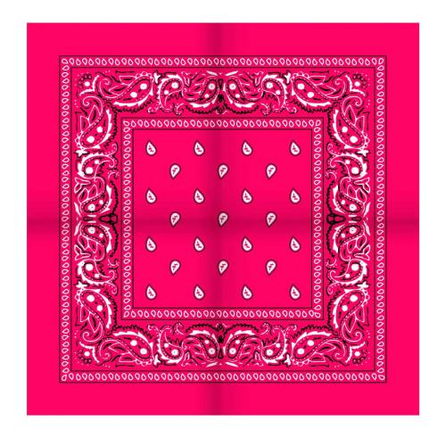 Bandana_55cmx55cm_Pink