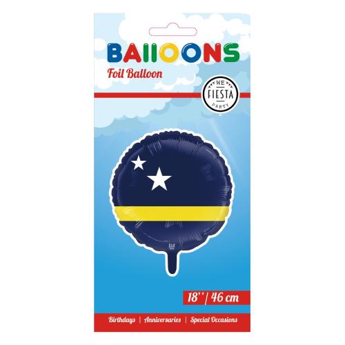 Folieballon_18___46cm__Curacaose_Vlag