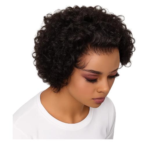 K_C_Human_Hair_Lace_Front_Wig_Pixie_Curl_Bob_No__1B
