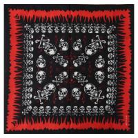 Bandana_55cmx55cm_Black___White_Blood_Skulls