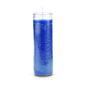 7_Day_Plain_Candle_Blue