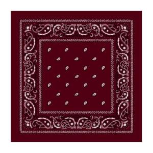 Bandana_55cmx55cm_Burgandy