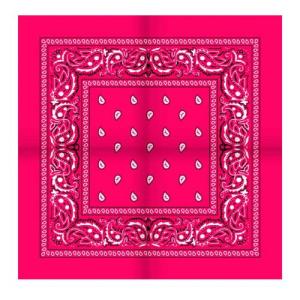 Bandana_55cmx55cm_Pink