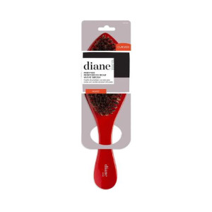 Diane_Curved_Wave_Brush_Hard_D1746_Red