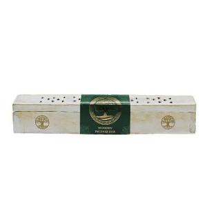 Green_Tree_Incense_Holder_Wood_Box_White_Flower_Of_Life