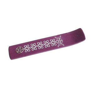 Incense_Holder_Wood_Painted_With_Metal_Purple
