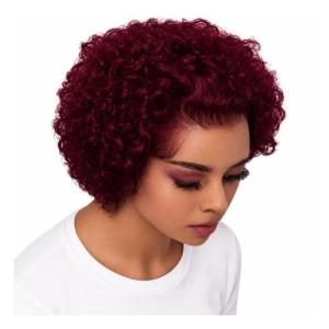 K_C_Human_Hair_Lace_Front_Wig_Pixie_Curl_Bob_No__99J