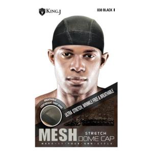 King_J_Mesh_Dome_Cap_No__038_Black