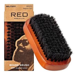Red_By_Kiss_Beard_Brush_Medium_Soft_BR200_Military
