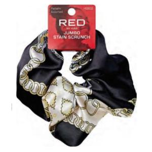 Red_By_Kiss_Jumbo_Satin_Scrunch_HSS03_Pattern_Yellow