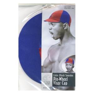Titan_Sport_Pin_Wheel_Visor_Cap_no__1626_Royal_Blue_Red